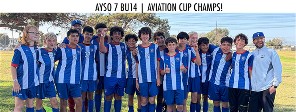 AVIATION CUP CHAMPS!